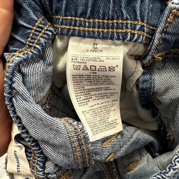 Old Navy Boys 3T Blue and Black Jeans - Picture 8 of 9